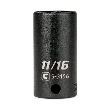 Capri Tools 3/8 in. Drive 11/16 in. Semi-Deep Impact Socket CP53156